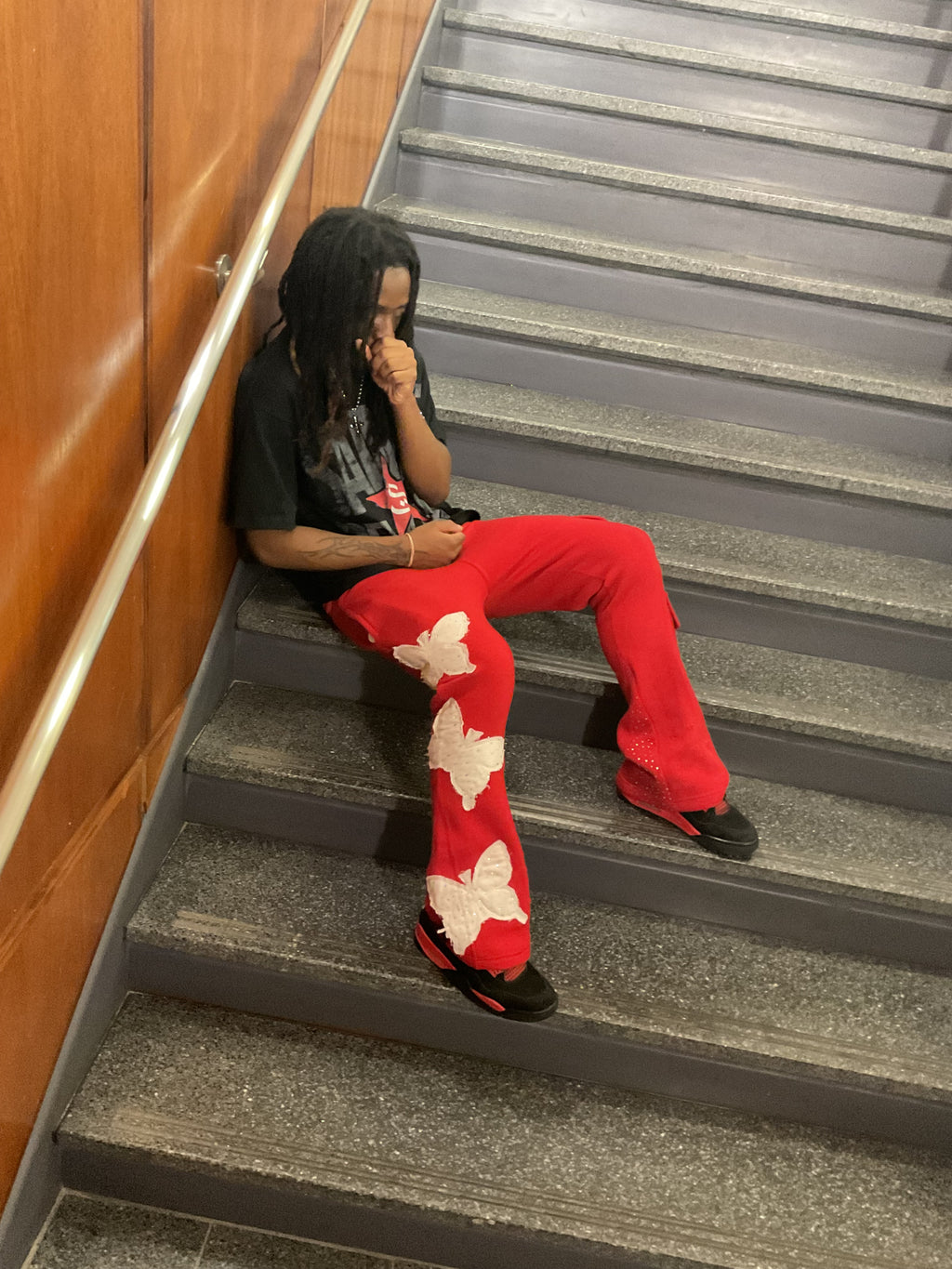 Red Cargo Sweats
